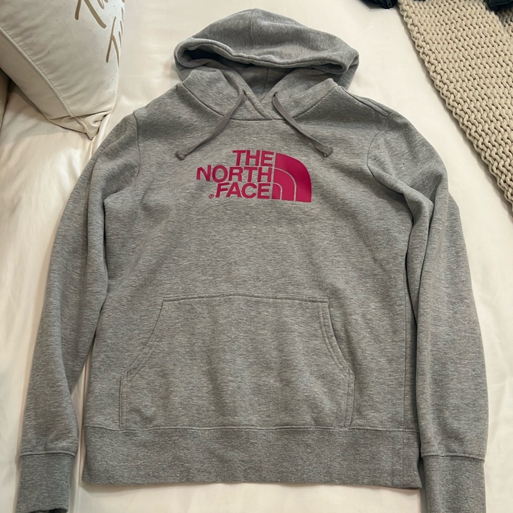 Light gray hoodie sweatshirt. Medium.